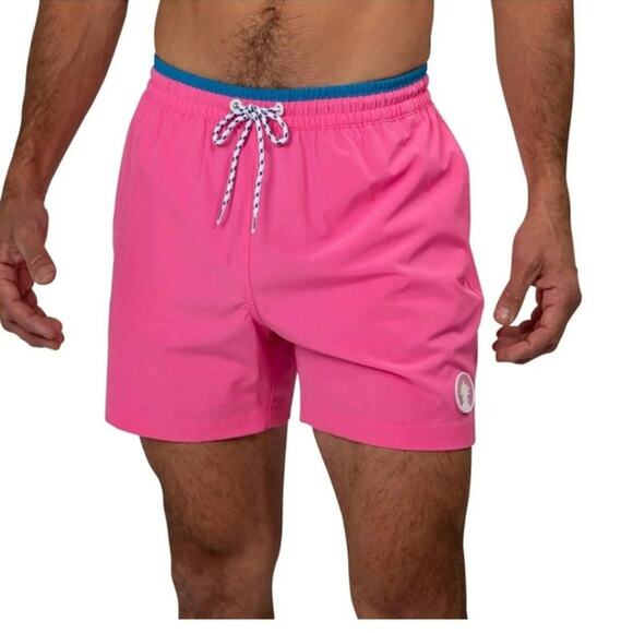Chubbies mens pink athletic swim trunks shorts size medium - Picture 3 of 10